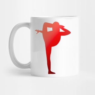 A contortionist doing a side scorpion Mug